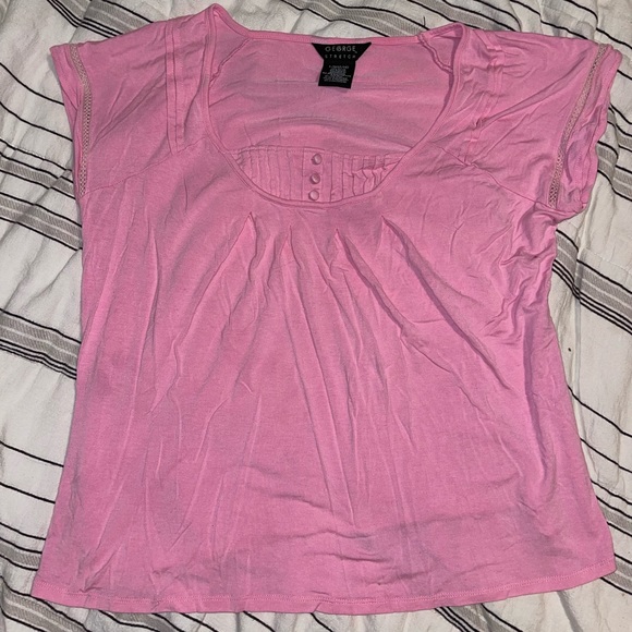 Pink top size lg